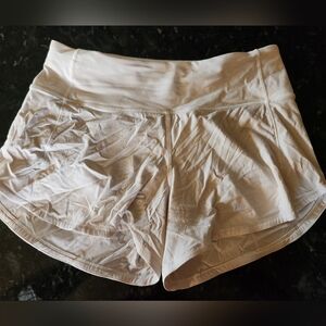 🤍 White Lululemon Speed Up Shorts Long Inseam